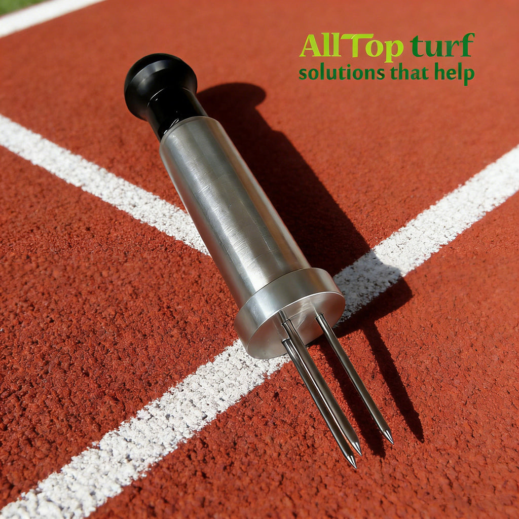 Synthetic Track Thickness Tester - Professional 0-50mm turf measurement tool with 1mm precision and 3 stainless steel probes