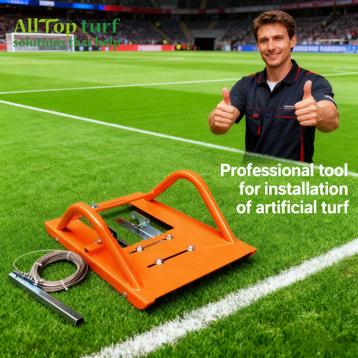 ALLTOP TURF Artificial Grass Tools Line Cutter Installation Tools for Making White Line