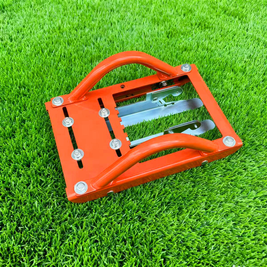 Portable Compact Turf Line Cutter - Lightweight artificial grass white line marking tool for sports fields