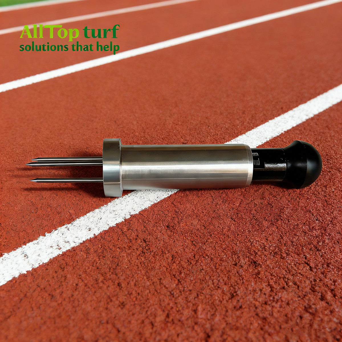 Synthetic Track Thickness Tester - Professional 0-50mm turf measurement tool with 1mm precision and 3 stainless steel probes