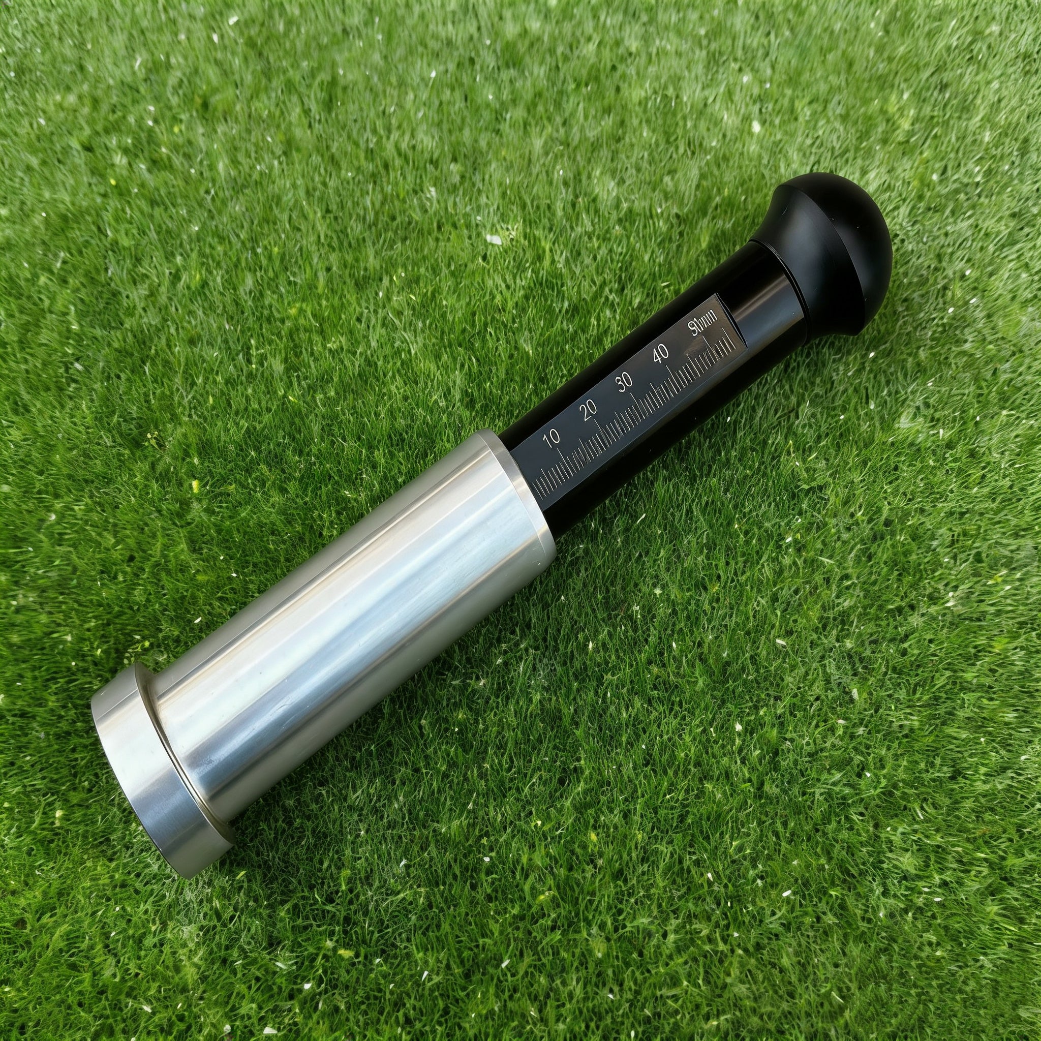 Professional Turf Infill Meter 0-50mm - FIFA Standard artificial grass installation tool with 3 stainless steel probes for accurate measurement