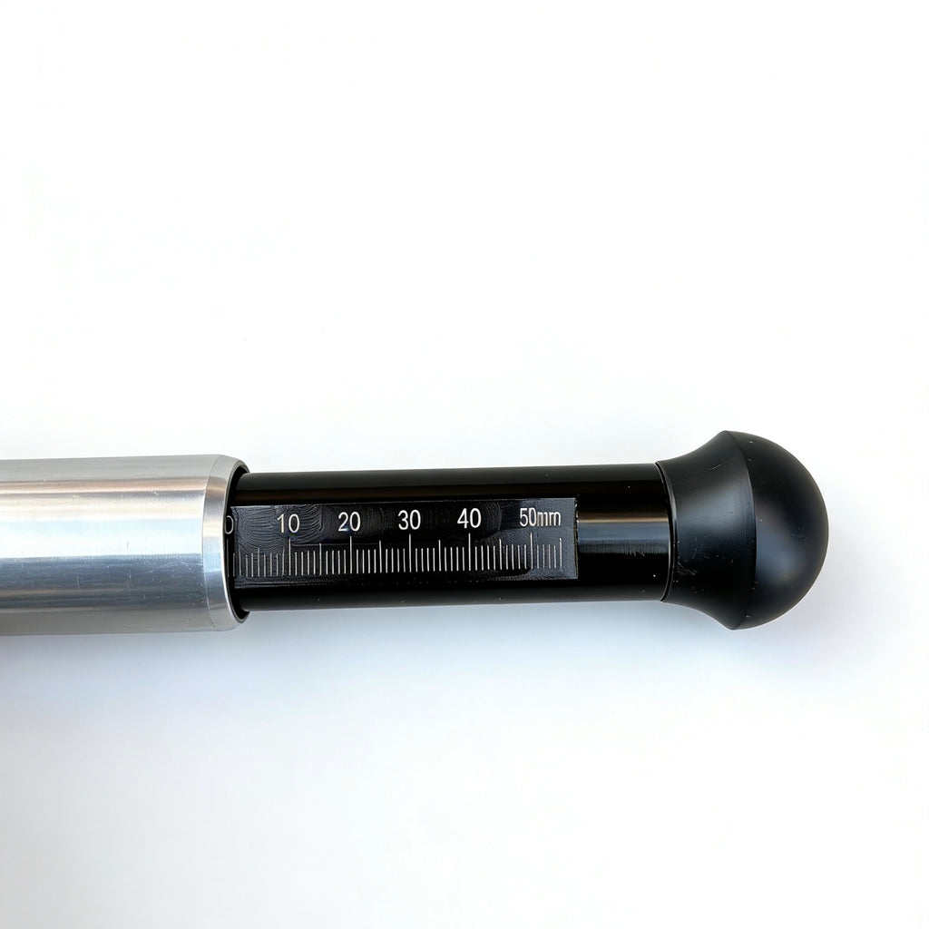 Professional Turf Infill Meter 0-50mm - FIFA Standard artificial grass installation tool with 3 stainless steel probes for accurate measurement