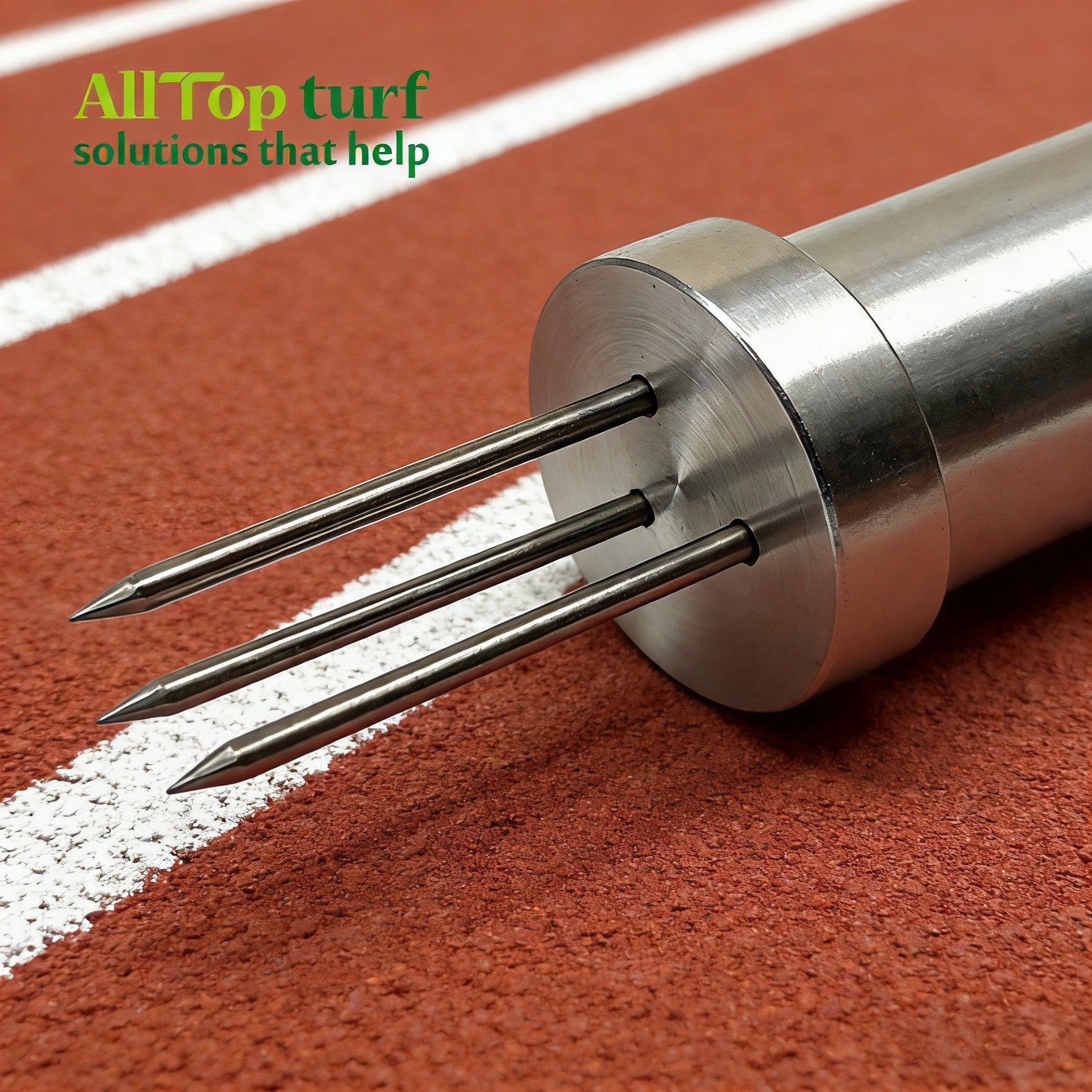 Synthetic Track Thickness Tester - Professional 0-50mm turf measurement tool with 1mm precision and 3 stainless steel probes