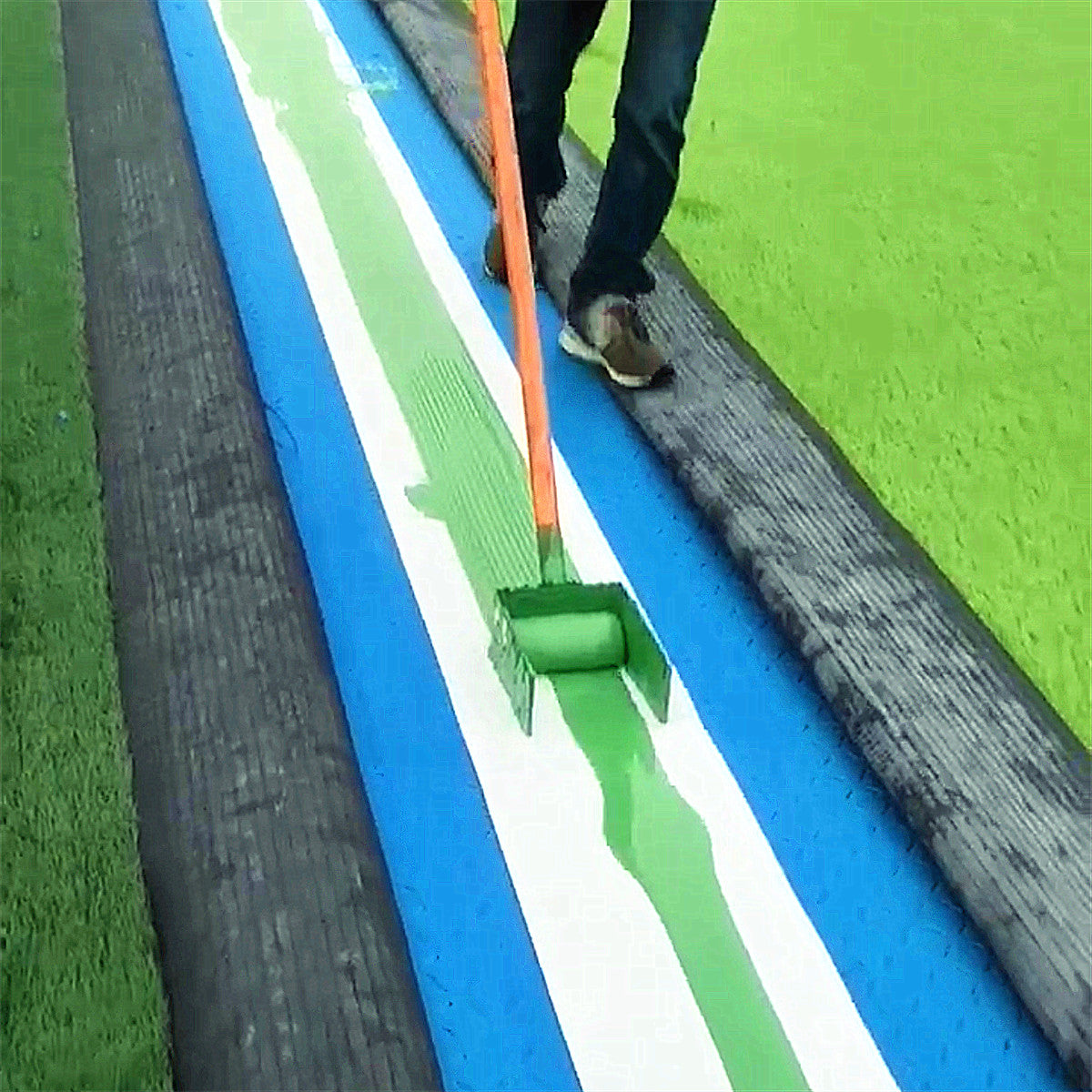 Hand Push Glue Spreader | Turf Adhesive Applicator for Artificial Grass Seaming