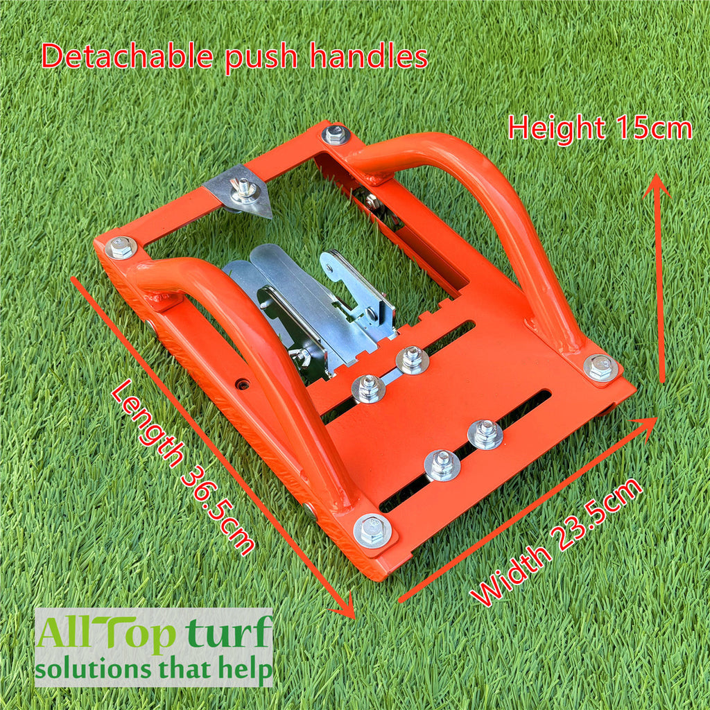 Portable Compact Turf Line Cutter - Lightweight artificial grass white line marking tool for sports fields