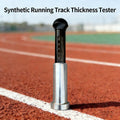 Synthetic Track Thickness Tester - Professional 0-50mm turf measurement tool with 1mm precision and 3 stainless steel probes
